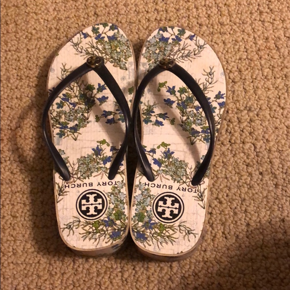Tory Burch heeled flip flops